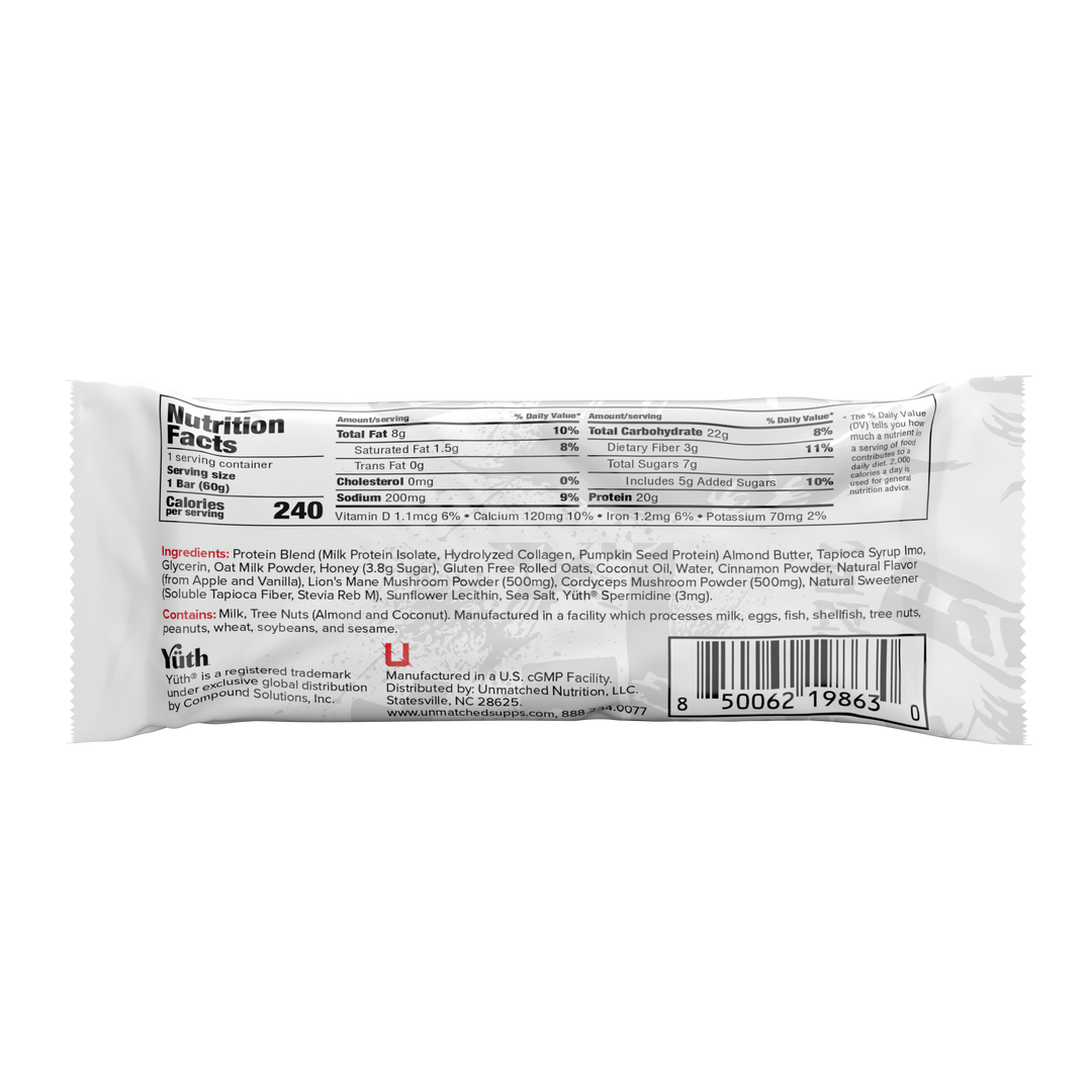 NEW Unmatched Longevity Bar 12 Pack