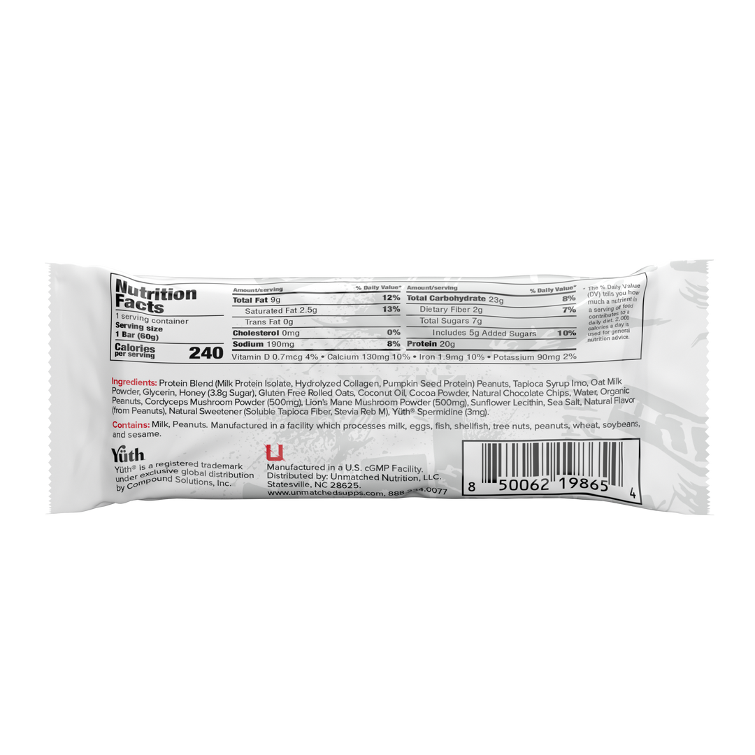 NEW Unmatched Longevity Bar 12 Pack