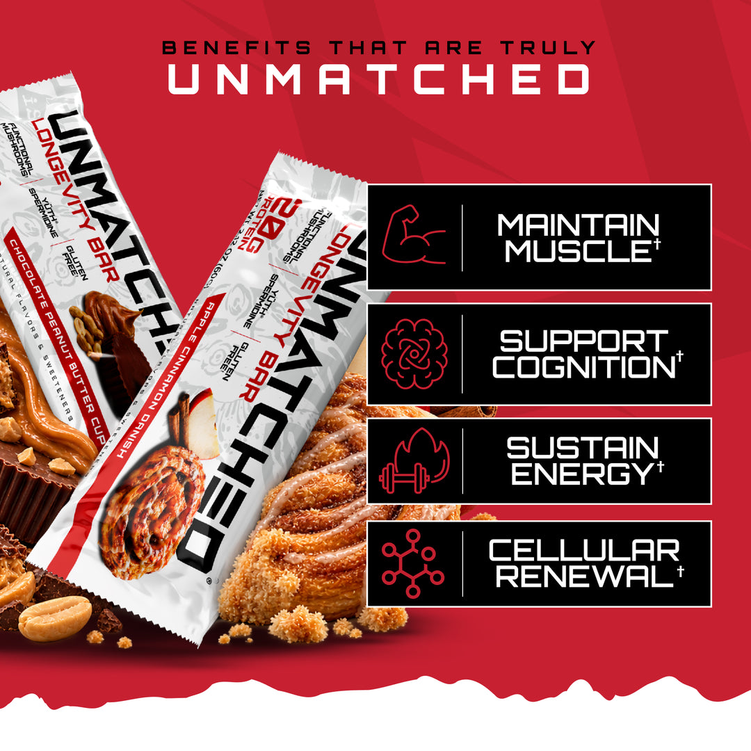NEW Unmatched Longevity Bar 12 Pack