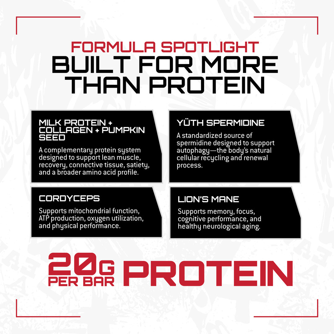 NEW Unmatched Longevity Bar 12 Pack