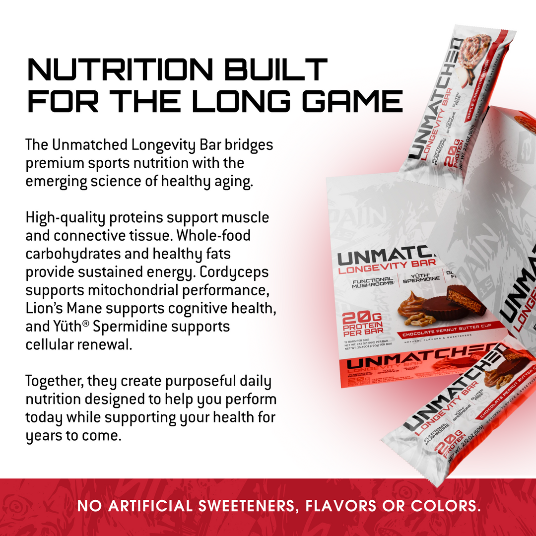 NEW Unmatched Longevity Bar 12 Pack